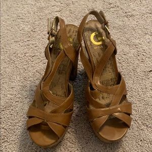 👡 G by Guess Open Toe Heels Size 8 👡